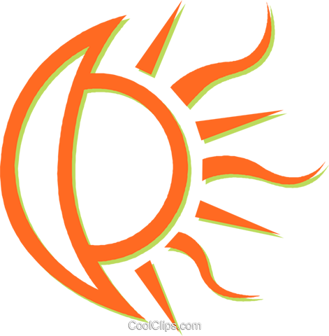 Moon And Sun Royalty Free Vector Clip Art Illustration - Clip Art - Free Transparent PNG Clipart Images Download. - Sun Transparent PNG Free Download