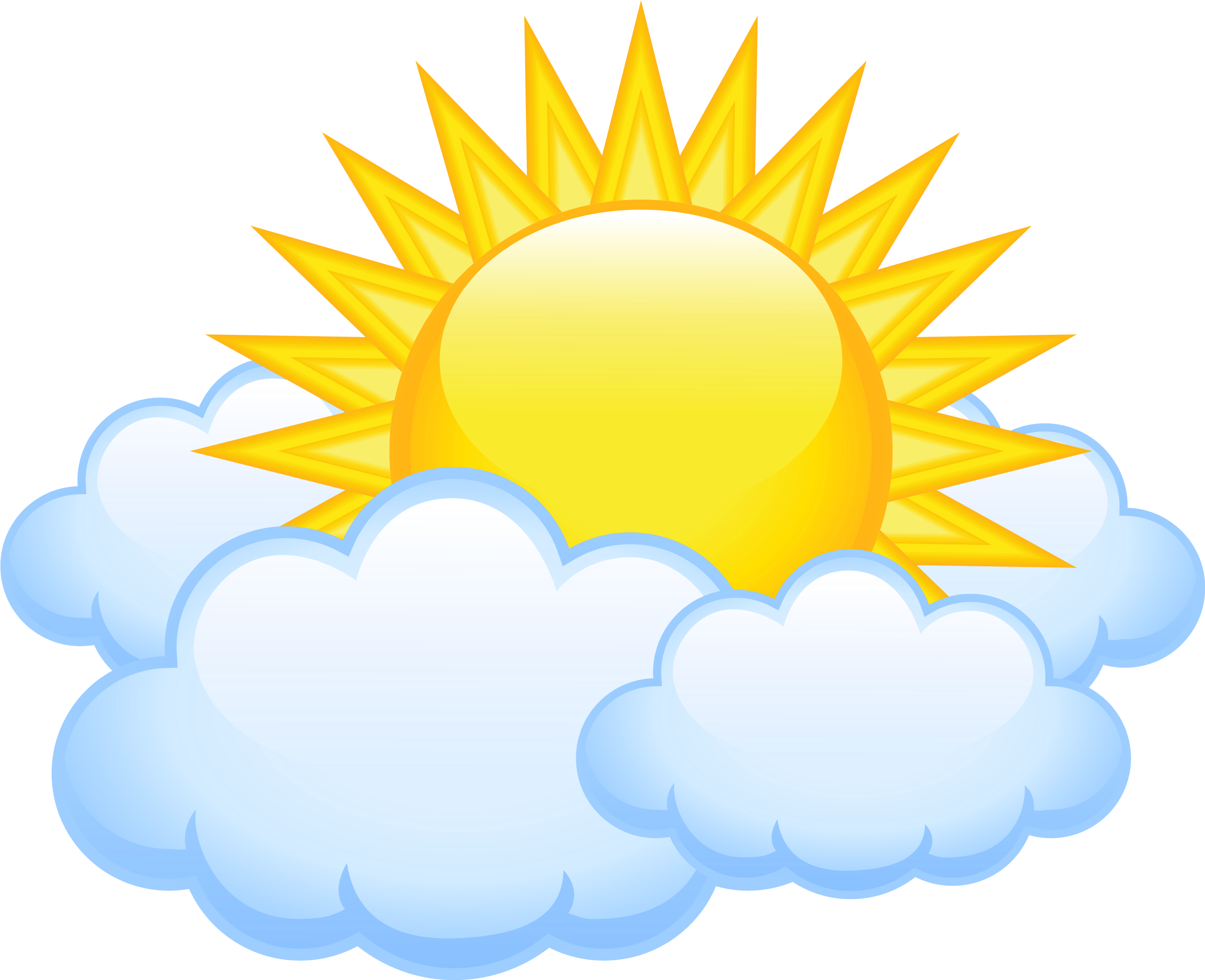 Sun With Clouds Transparent Png Picture - Sun And Clouds Clipart - Free Transparent PNG Clipart Images Download. - Sun Transparent PNG Free Download