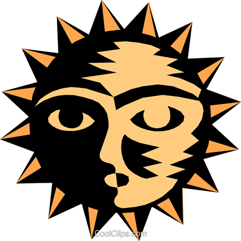 Sun Royalty Free Vector Clip Art Illustration - Illustration - Free Transparent PNG Clipart Images Download. - Sun Transparent PNG Free Download