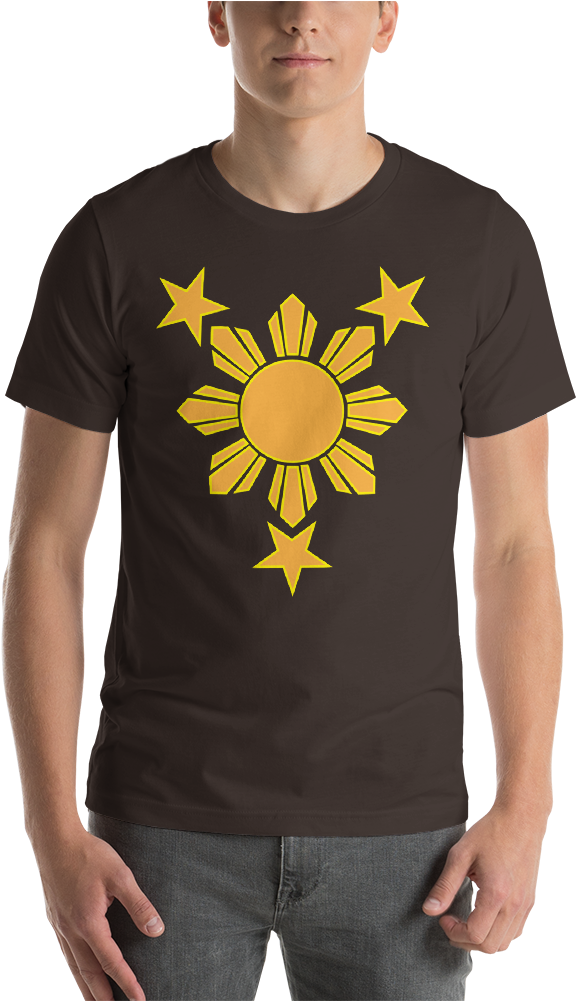 Pilipinas Stars And Sun Filipino Short Sleeve Unisex - Shirt Transparent PNG - 1000x1000 - Free Download on - Sun Transparent PNG Free Download