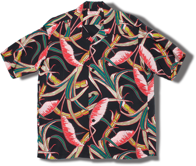 Sun Surf Vintage Hawaiian Shirt Sugar Cane Ss36836 - Pattern Transparent PNG - 406x500 - Free Download on - Sun Transparent PNG Free Download