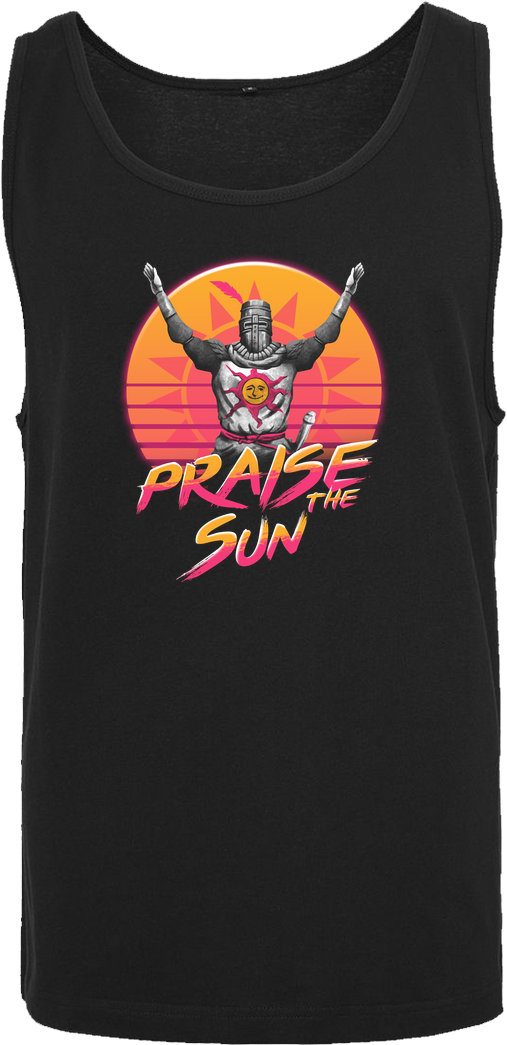 Vincent Trinidad Praise The Sun 80s T-shirt Tanktop Transparent PNG - 1044x1044 - Free Download on - Sun Transparent PNG Free Download
