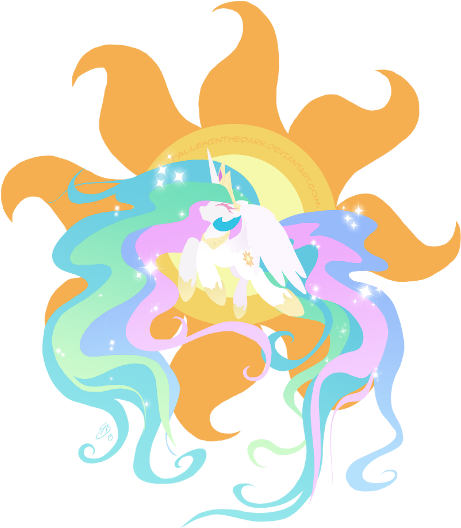 All Hail The Mighty Sun Goddess Go And Behold The Birth - Princess Celestia With The Sun - Free Transparent PNG Clipart Images Download. - Sun Transparent PNG Free Download