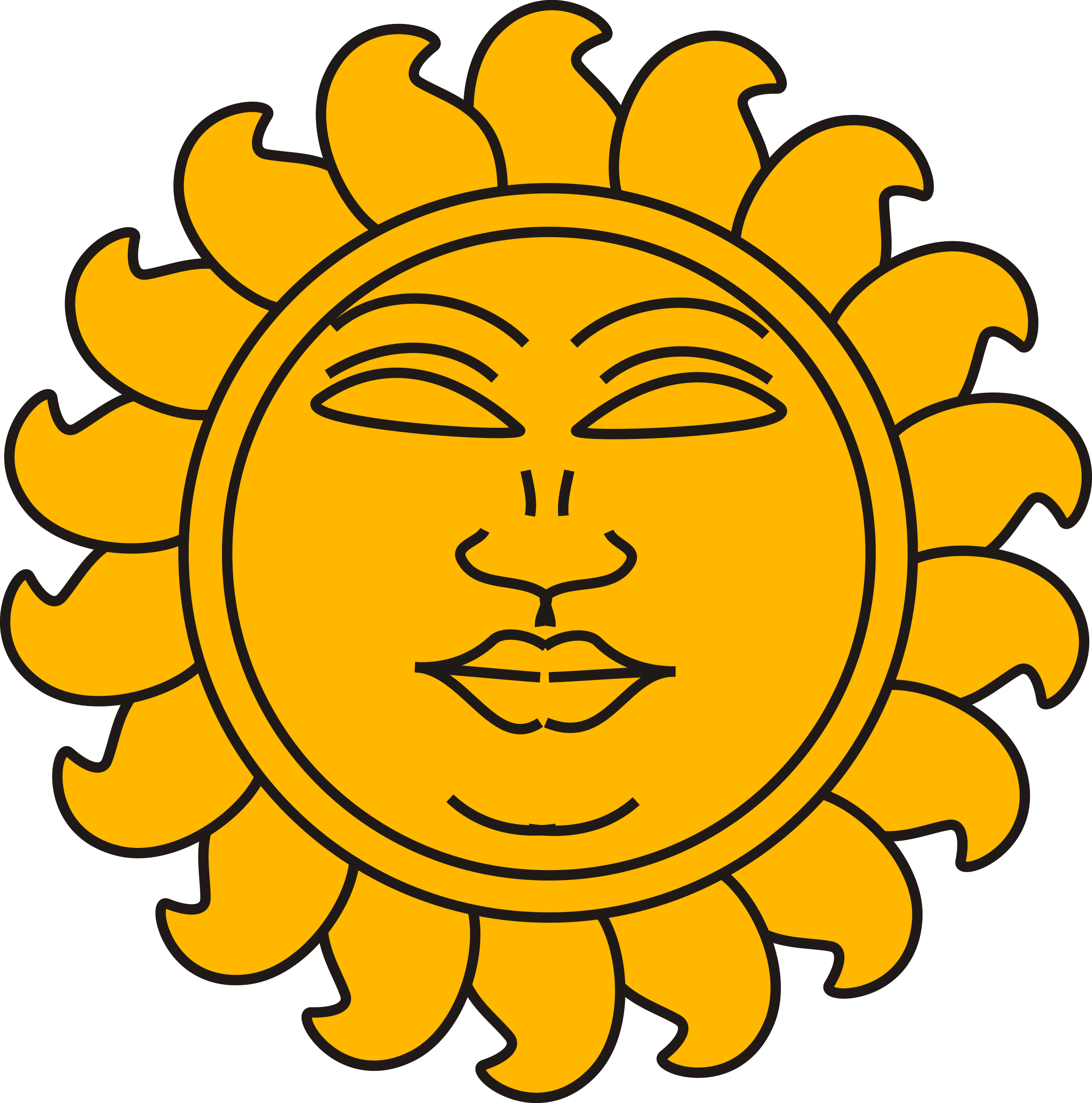 This Free Icons Png Design Of Sun Symbol Transparent PNG - 2376x2400 - Free Download on - Sun Transparent PNG Free Download