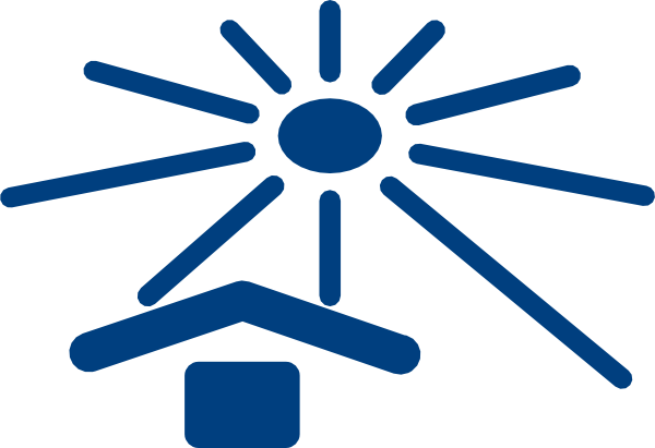 Blue Sun House Svg Clip Arts 600 X 411 Px - Clip Art - Free Transparent PNG Clipart Images Download. - Sun Transparent PNG Free Download