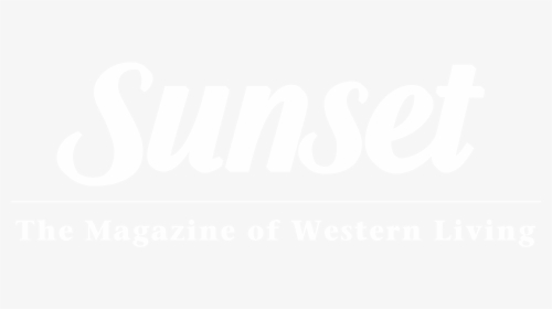 Sunset Magazine Logo Black And White - Plan White, HD Png Download - Sun Transparent PNG Free Download