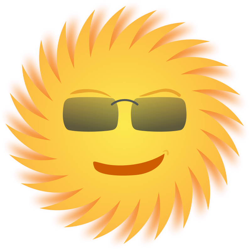Summer Clipart Illustration Of A Happy Smiling Sun - Sun Clip Art Transparent PNG - 800x800 - Free Download on - Sun Transparent PNG Free Download