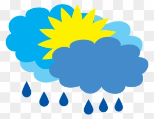 Cloudy With Rain,weather Forecast,partly Cloudy,clouds,sun,the - Weather Forecasting - Free Transparent PNG Clipart Images Download. - Sun Transparent PNG Free Download