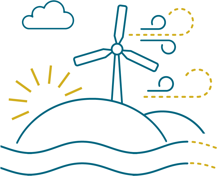 Energy From Wind, Sun And Water “ - Energy From Wind, Sun And Water “ - Free Transparent PNG Clipart Images Download. - Sun Transparent PNG Free Download