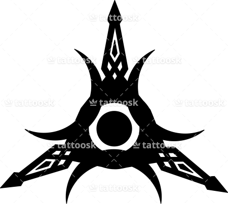 Tribal Crescent Moon Sun Star Tattoo - Sun Moon Star Symbol - Free Transparent PNG Clipart Images Download. - Sun Transparent PNG Free Download