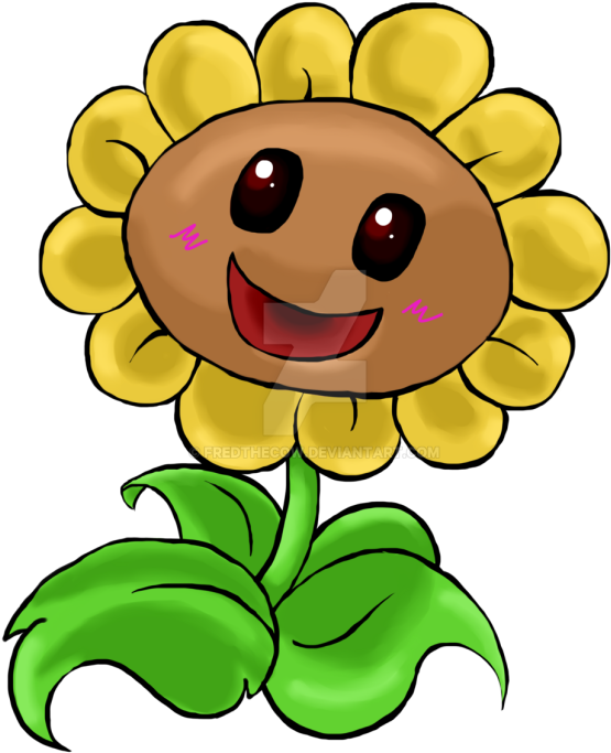 Happy Sunflower Clipart - Sun Flower Cartoon Images Png - Free Transparent PNG Clipart Images Download. - Sun Transparent PNG Free Download