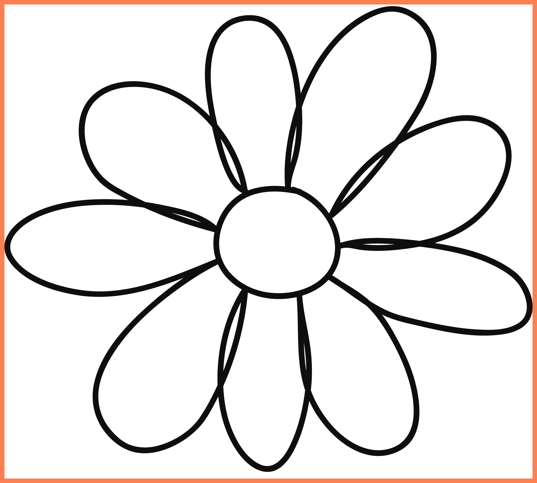 Sun Flower Sunflower Outline Clipart Best Petal Flower - Leo The Late Bloomer Worksheets - Free Transparent PNG Clipart Images Download. - Sun Transparent PNG Free Download