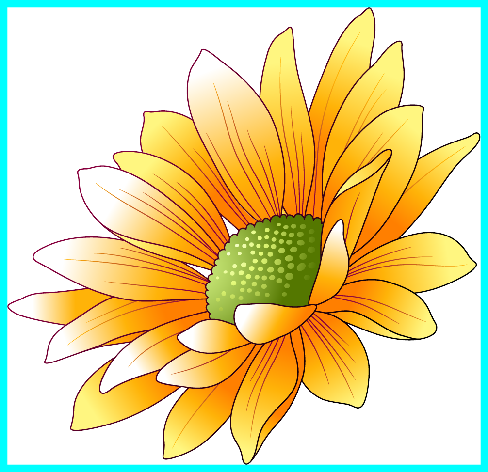 Sun Flower Sunflower Frame Png Unbelievable Art Colorful - Flower - Free Transparent PNG Clipart Images Download. - Sun Transparent PNG Free Download