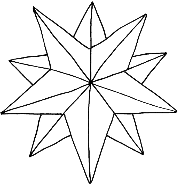 Star Coloring Pages The Sun Flower Pages - Christmas Star To Colour - Free Transparent PNG Clipart Images Download. - Sun Transparent PNG Free Download
