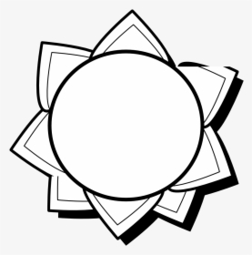 Rygle Sun Outline Black White Line Art 999px - Smile Sun Black & White Png, Transparent - Sun Transparent PNG Free Download