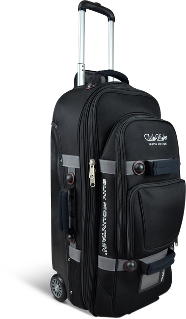 Travelglider Suitcase - Sun Mountain Clubglider Travel Edition Luggage - Black Transparent PNG - 379x650 - Free Download on - Sun Transparent PNG Free Download