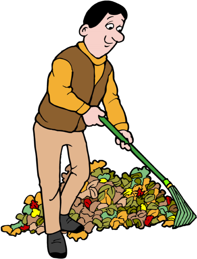 This Year, The Autumnal Equinox Falls On September - Raking Leaves Clip Art - Free Transparent PNG Clipart Images Download. - Sun Transparent PNG Free Download