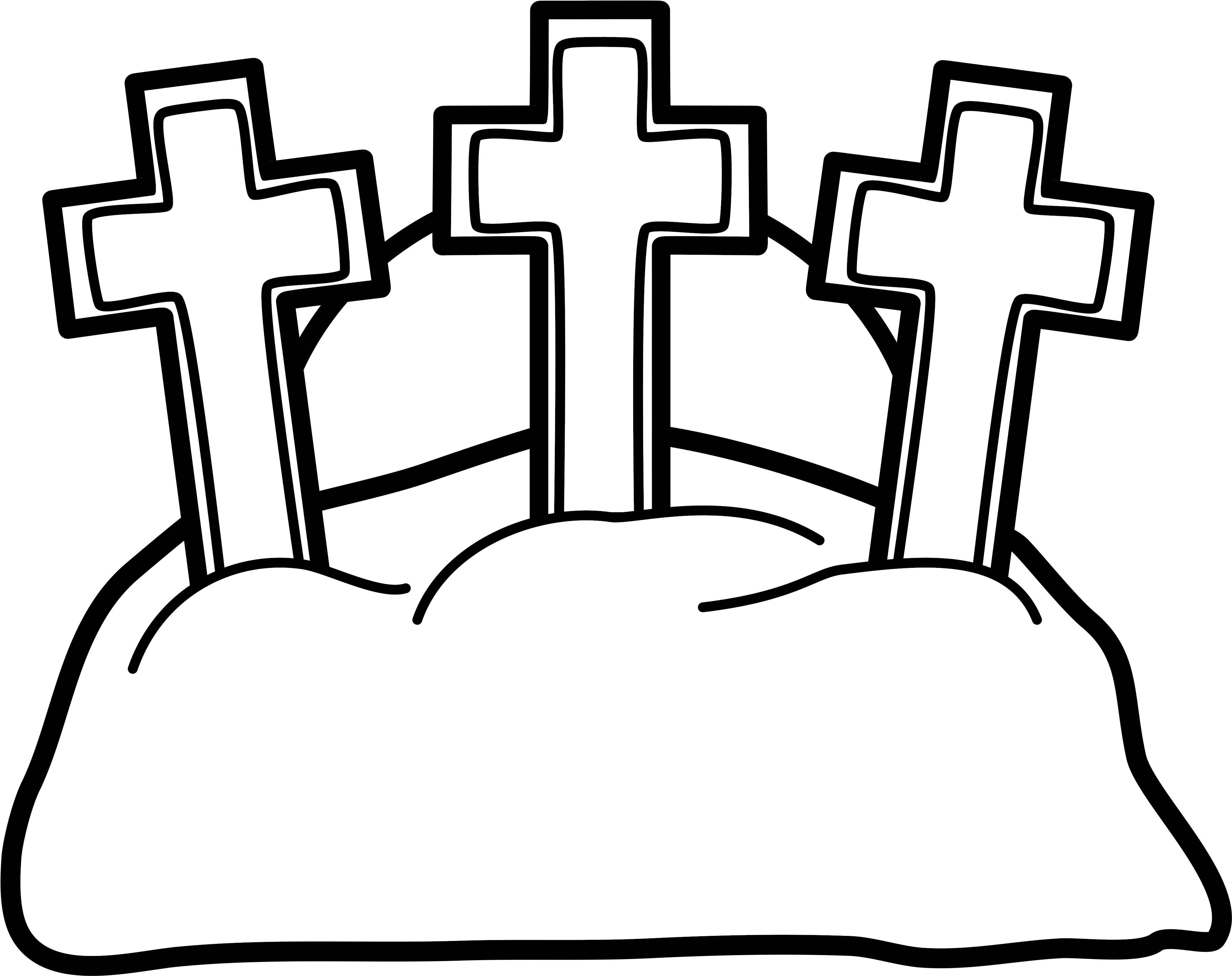 The Three Crosses On The Hill Of Golgotha For Easter - The Three Crosses On The Hill Of Golgotha For Easter - Free Transparent PNG Clipart Images Download. - Sun Transparent PNG Free Download