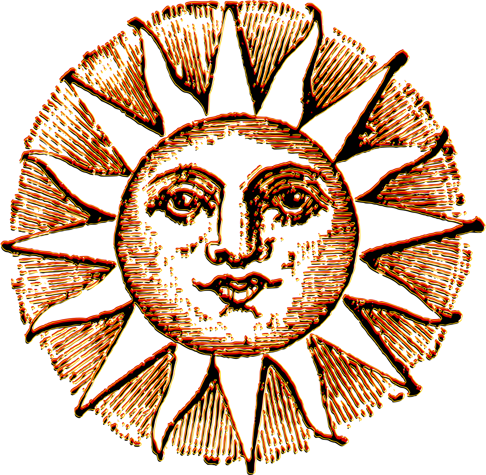 This Free Icons Png Design Of Vintage Sun 05 Transparent PNG - 1697x2400 - Free Download on - Sun Transparent PNG Free Download