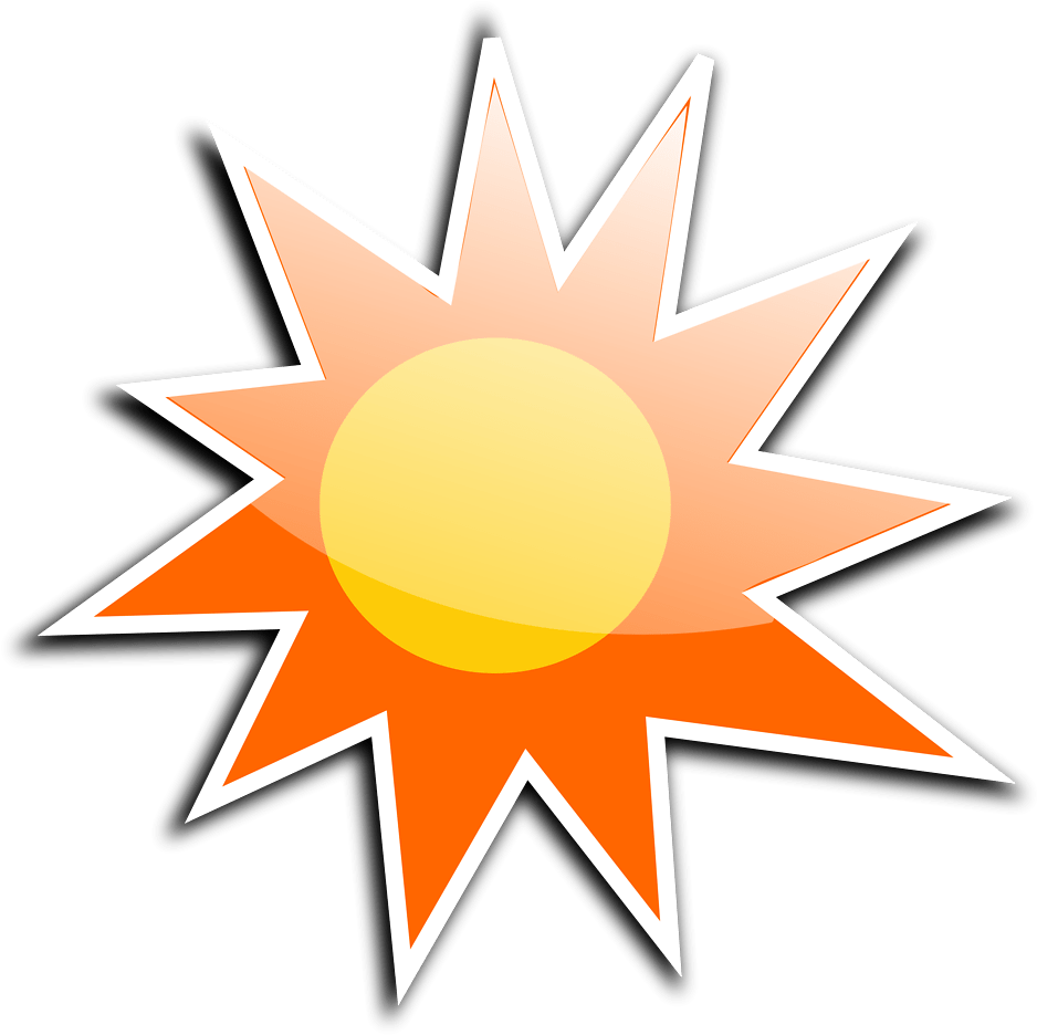 Sun Clip Art With Transparent Background - Clip Art Transparent PNG - 958x955 - Free Download on - Sun Transparent PNG Free Download