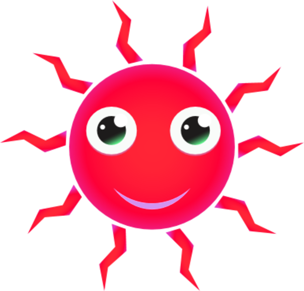 Free Red Sun Cliparts, Download Free Clip Art, Free - Author - Free Transparent PNG Clipart Images Download. - Sun Transparent PNG Free Download