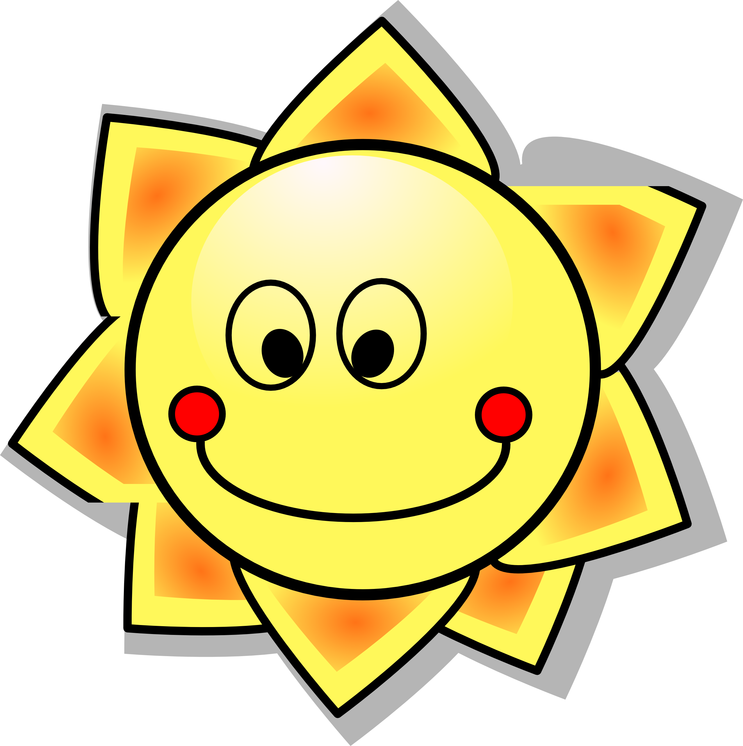 Smiling Cartoon Sun Clip Art At Clipart Library - Love You Are My Sunshine Love Ornament (oval) - Free Transparent PNG Clipart Images Download. - Sun Transparent PNG Free Download
