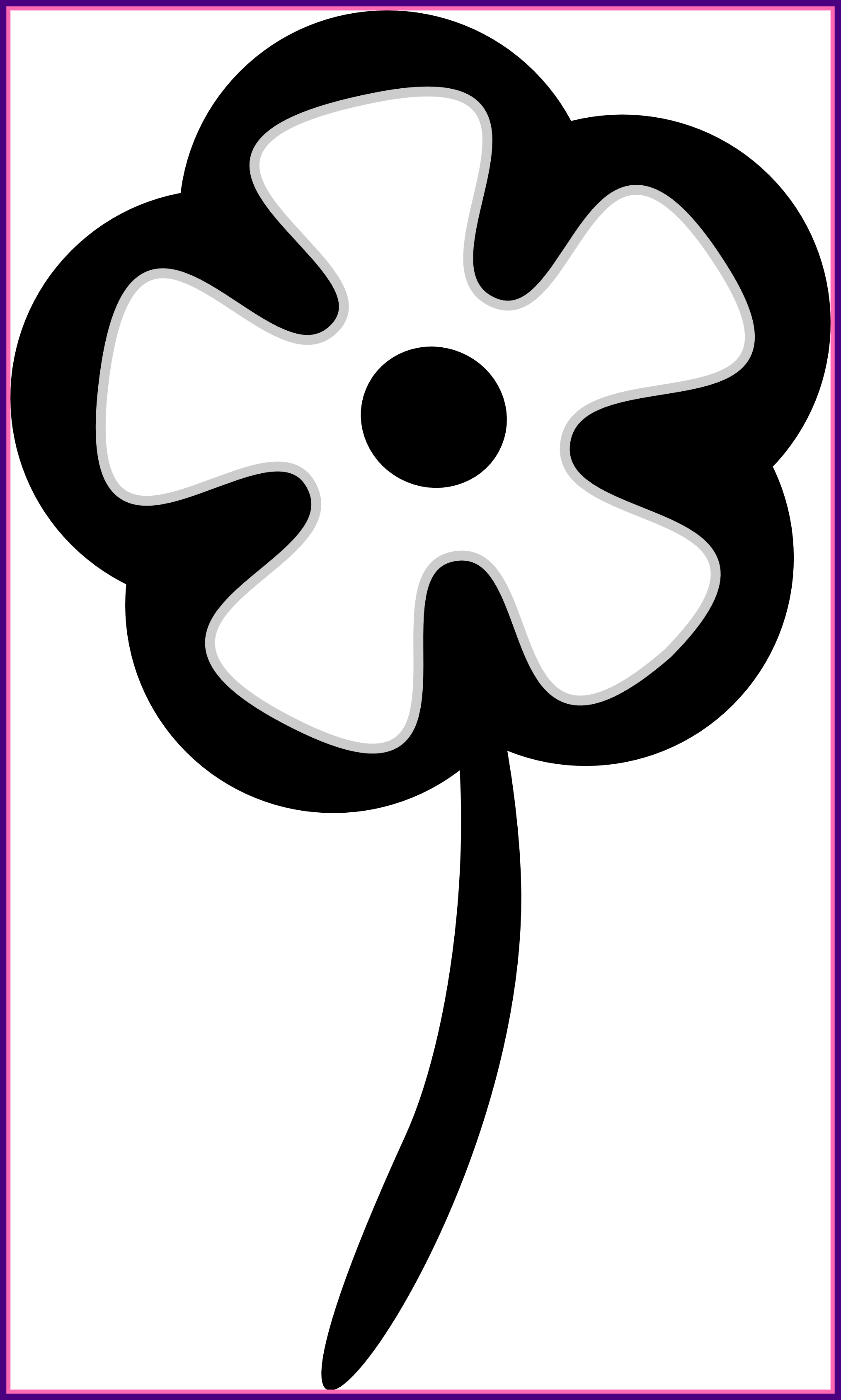 Marvelous Sun Flower Clipart Black And White Best Picture - Flowers Cartoon Black And White Transparent - Free Transparent PNG Clipart Images Download. - Sun Transparent PNG Free Download