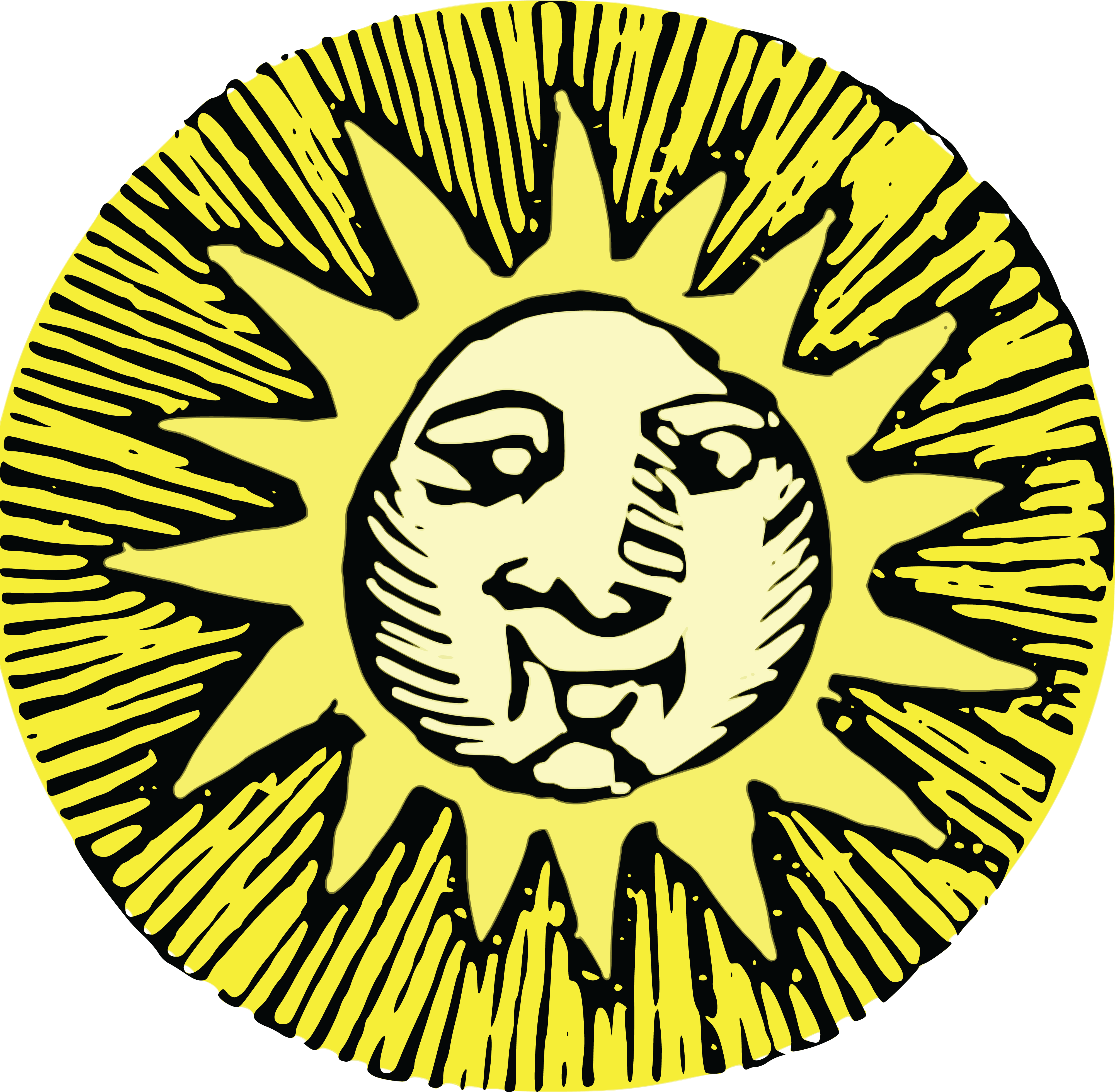 Free Clipart Of A Sun With A Face - Let The Sun Shine Magnets - Free Transparent PNG Clipart Images Download. - Sun Transparent PNG Free Download