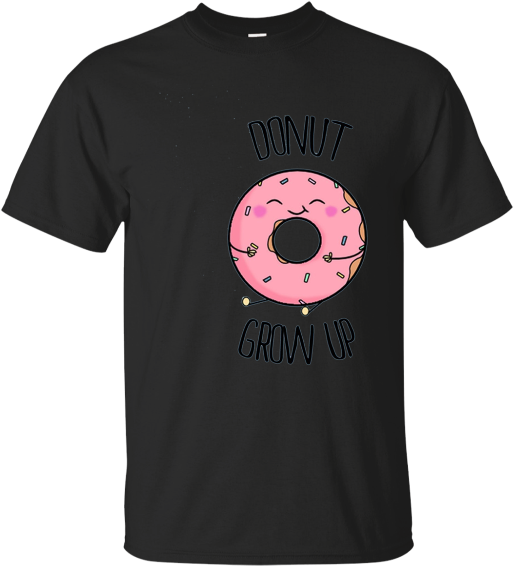 Donut Grow Up T-shirt Cute Kawaii Food Shirt - Sky Was Yellow And The Sun Was Blue Transparent PNG - 1155x1155 - Free Download on - Sun Transparent PNG Free Download