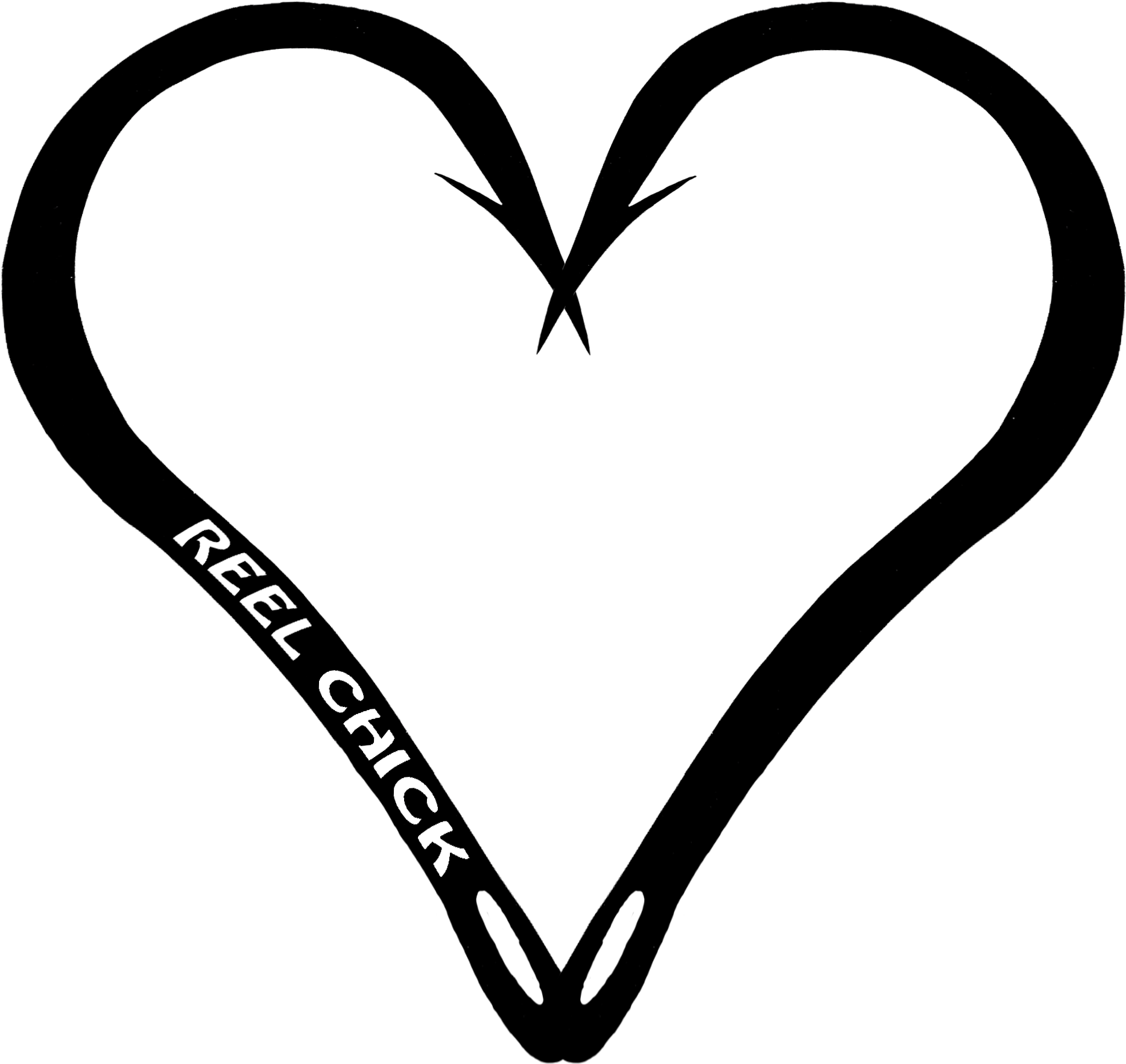 Clipart Bold Inspiration Fish Hook Heart Shaped Fishing - Fish Hook Heart Decal - Free Transparent PNG Clipart Images Download. - Tattoo Transparent PNG Free Download