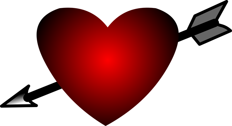 Heart Arrow Tattoo Svg Cartoon Love Design - Heart Cartoon - Free Transparent PNG Clipart Images Download. - Tattoo Transparent PNG Free Download