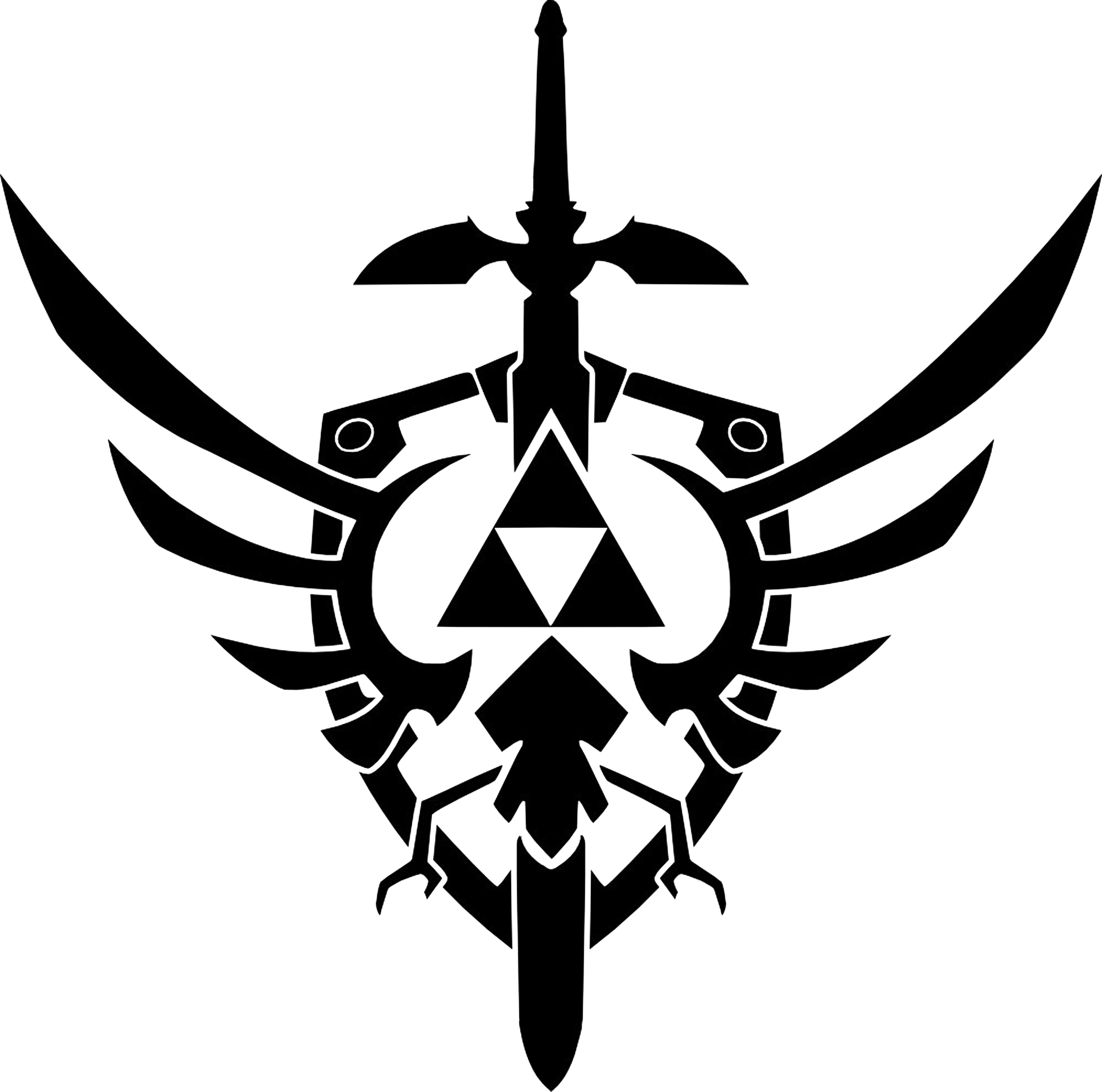 Triforce Design Vector Png Logo - Legend Of Zelda Triforce Tattoo - Free Transparent PNG Clipart Images Download. - Tattoo Transparent PNG Free Download