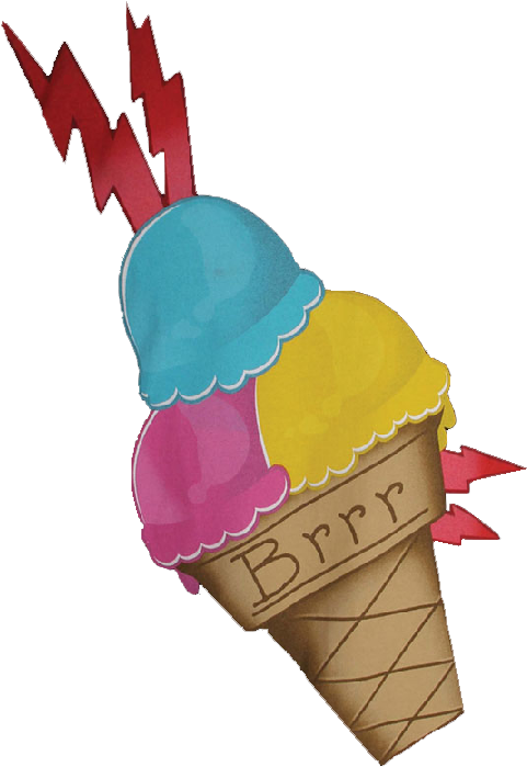 Gucci Mane Brrr Ice Cream Face Tattoo Women S Relaxed - Ice Cream Cone - Free Transparent PNG Clipart Images Download. - Tattoo Transparent PNG Free Download