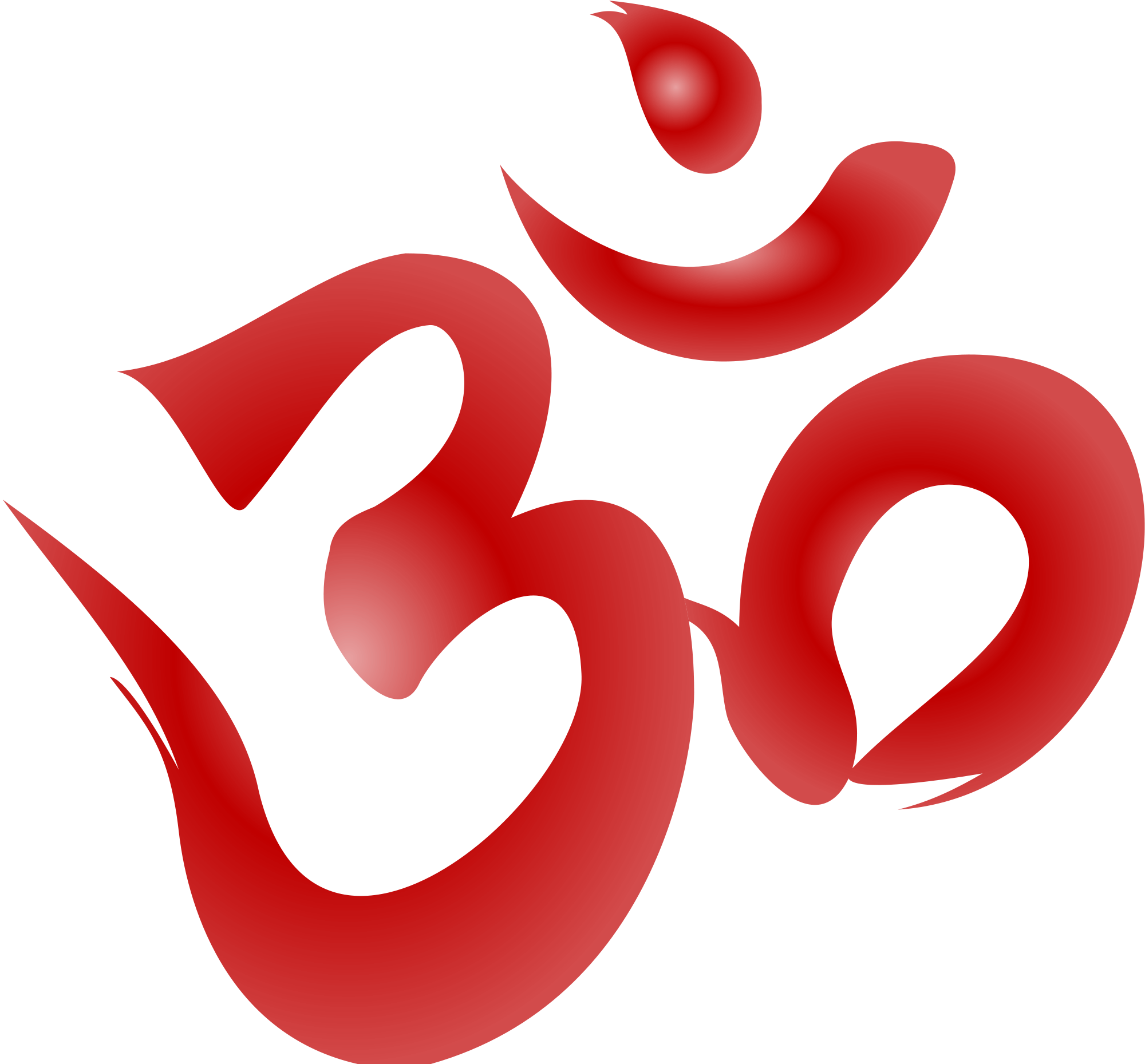 Wikipedia, The Free Encyclopedia - Hinduism Symbol In Red - Free Transparent PNG Clipart Images Download. - Tattoo Transparent PNG Free Download