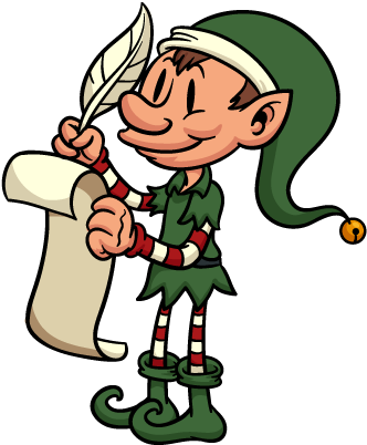 Christmas Elves Messages Sticker-5 - One Piece Nami Tattoo - Free Transparent PNG Clipart Images Download. - Tattoo Transparent PNG Free Download