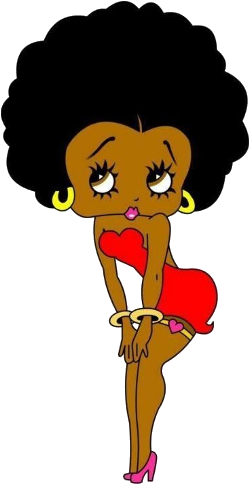 Black Baby Boop Baby Wearing Red Dress - Black Betty Boop Tattoos - Free Transparent PNG Clipart Images Download. - Tattoo Transparent PNG Free Download