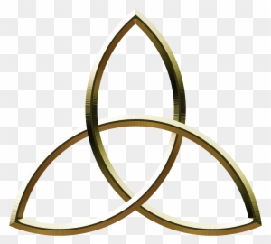 Gold By Rae134 Metalic Triquetra - Mind Body Soul Tattoos - Free Transparent PNG Clipart Images Download. - Tattoo Transparent PNG Free Download