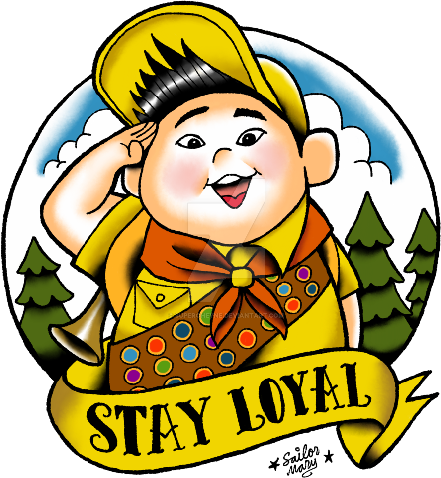 Russell By Supercheyne Pixar Tattoo - Up Russell Fan Art - Free Transparent PNG Clipart Images Download. - Tattoo Transparent PNG Free Download
