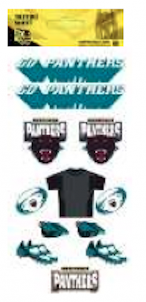Penrith Panthers Nrl Temporary Team Tattoos - Melbourne Storm Nrl Temporary Team Tattoo Sheet - Free Transparent PNG Clipart Images Download. - Tattoo Transparent PNG Free Download