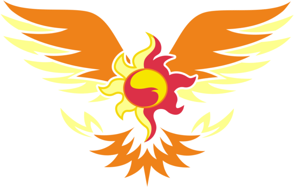 Sunset Phoenix Logo By Shafty817 - My Little Pony Cutie Mark - Tattoo Pack - Free Transparent PNG Clipart Images Download. - Tattoo Transparent PNG Free Download
