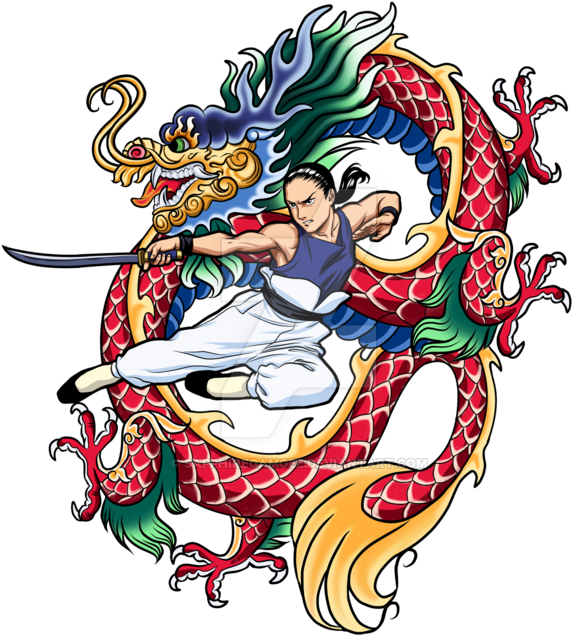 Wufei Dragon Tattoo By Sapphiregamgee - Chinese Dragon Tattoo Png - Free Transparent PNG Clipart Images Download. - Tattoo Transparent PNG Free Download