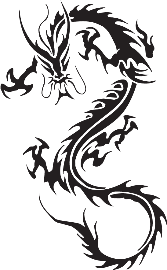 Chinese Dragon Png By Znaiguang - Dragon Tattoo Transparent Background Transparent PNG - 550x890 - Free Download on - Tattoo Transparent PNG Free Download