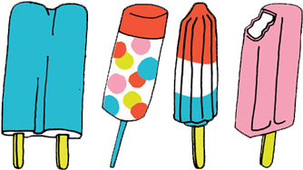 Colorful, Cool, Cute, Food, Nice, Popsicle, Popsicles, - Tattly Temporary Tattoos Premier Set - Free Transparent PNG Clipart Images Download. - Tattoo Transparent PNG Free Download