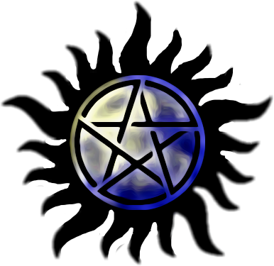 Spn Supernatural Tattoo Pentagram Antipossesion Symbol - Tattoo That Wards Off Evil Transparent PNG - 386x375 - Free Download on - Tattoo Transparent PNG Free Download
