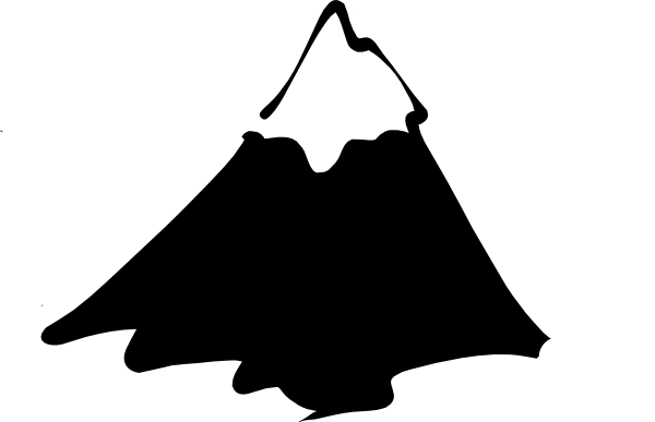 Absolutely Design Mountain Outline Updated Clip Art - Mountain Black And White Clipart - Free Transparent PNG Clipart Images Download. - Tattoo Transparent PNG Free Download