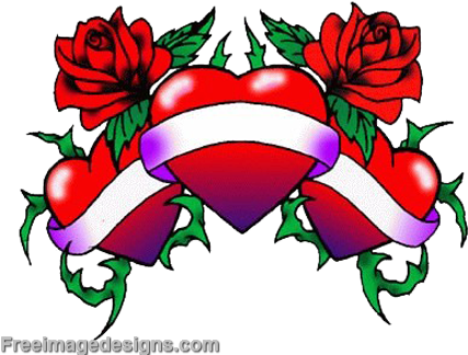Tattoo Clipart Love Heart - Love Heart Tattoo Designs Transparent PNG - 450x339 - Free Download on - Tattoo Transparent PNG Free Download