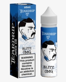 Teardrip Blitz E-liquid - Teardrop E Juice, HD Png Download - Tattoo Transparent PNG Free Download