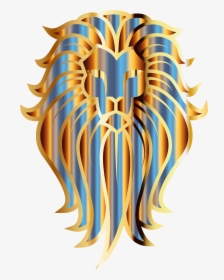 Chromatic Lion Face Tattoo No Background Clip Arts - Lion Background Png Tattoo, Transparent - Tattoo Transparent PNG Free Download