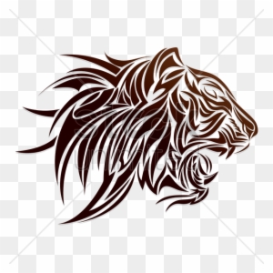 Tiger Head Tattoo V矢量图形 - Head Of Tiger Drawing Tattoo - Free Transparent PNG Clipart Images Download. - Tattoo Transparent PNG Free Download