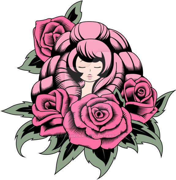 Download Rose Tattoo Transparent - Steven Universe Tattoo Rose - Free Transparent PNG Clipart Images Download. - Tattoo Transparent PNG Free Download